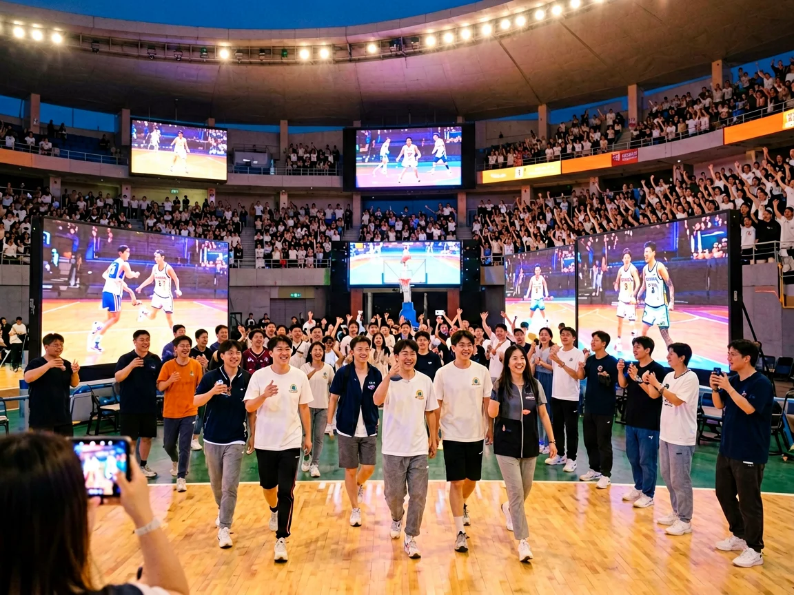 篮球总决赛场馆氛围感拉满热烈气氛引燃全场观赛热潮